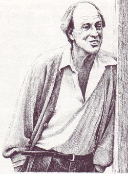 A sketch of Roald Dahl